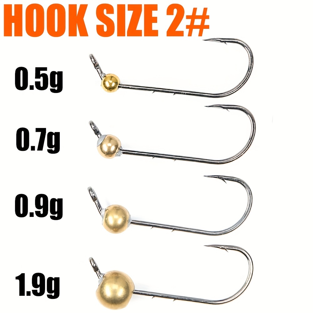 B u Mini Micro Jig Head Hook Barbed Hook Trout Rockfish - Temu Canada