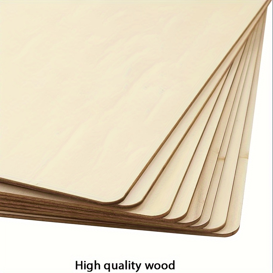 Basswood Sheet Thick Adhesive Sheet Smooth Surface - Temu