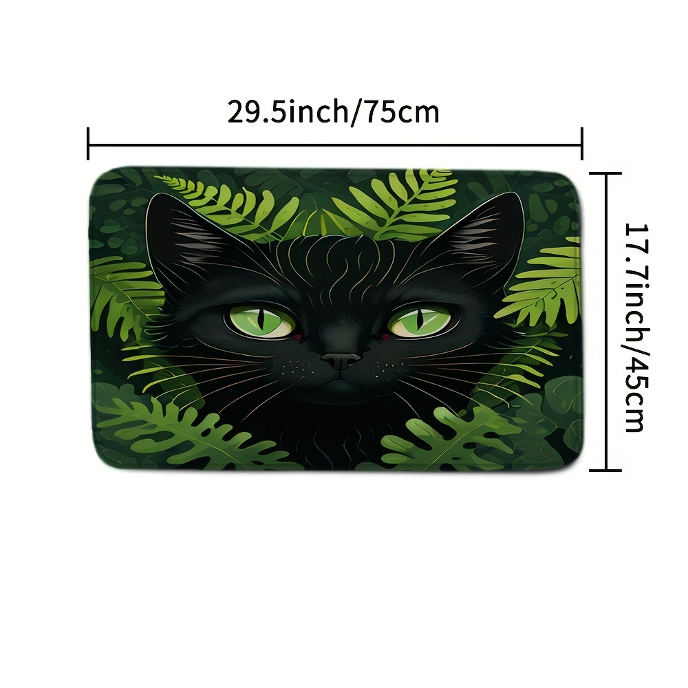 Bathroom Rugs Shower Curtain Cute Diving Cat Pattern - Temu