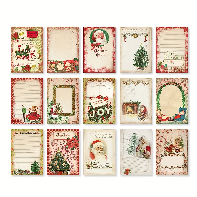 Christmas themed Material Paper Retro Christmas Decoration - Temu