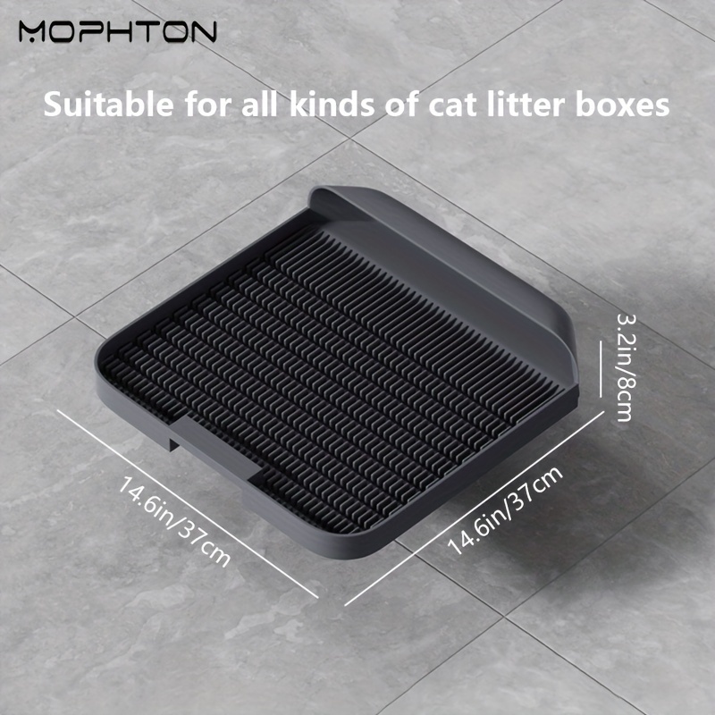 Mesh litter box outlet liners