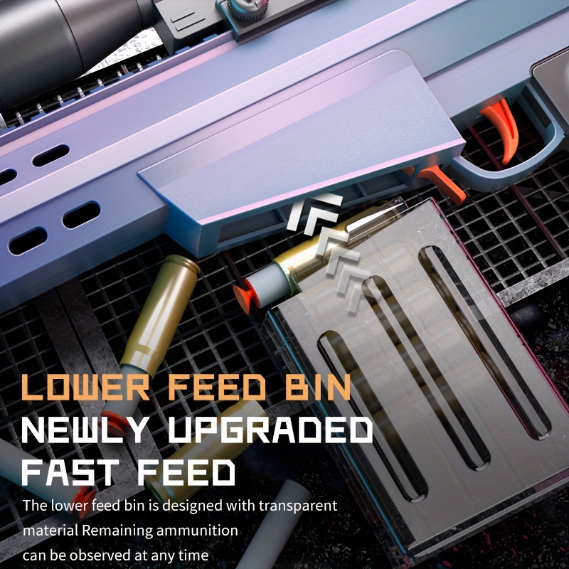Manual Barrett Nerf Sniper Gun (with10 EVA Darts&10 Bullet Shell) 4 0517a9c77dbabae0accdaf0dd9250e92