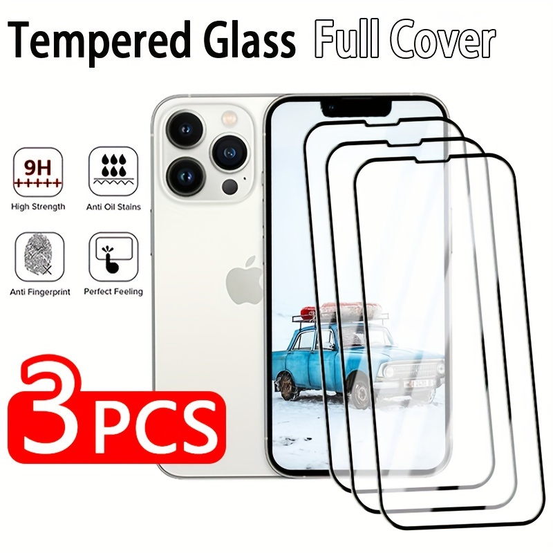 Screen Protector Tempered Glass For Iphone 15 14 Plus 15 14 - Temu