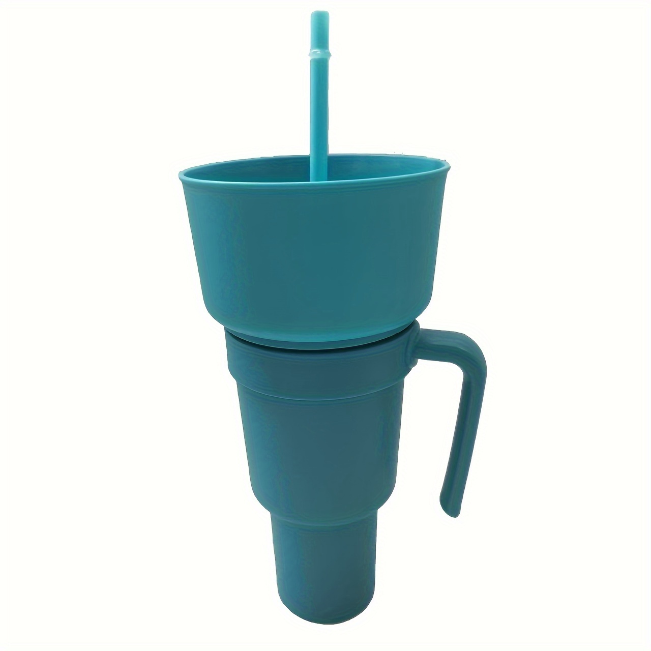Snack Tumbler With Lid and Straw Stadium Tumbler Cups with Bowl on Top  2-in-1 Travel Coffee Mug Proo…See more Snack Tumbler With Lid and Straw  Stadium
