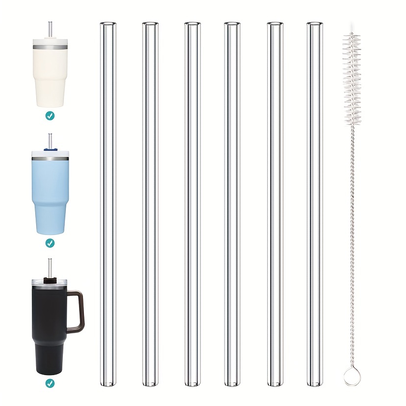 Straw, Replacement Glass Straws For Stanley Cup, Reusable Straws