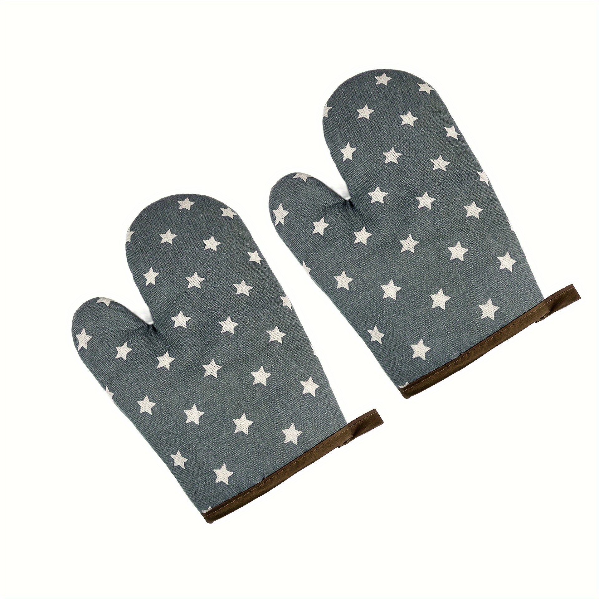 Polyester Oven Mitts Cute Cat Stars Pattern Heat Resistant - Temu