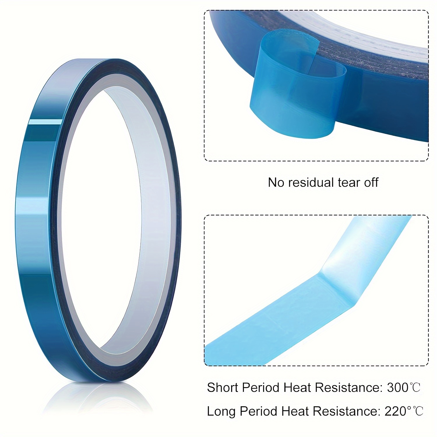 Blue Heat Tape High Temperature Heat Resistant Tape Heat - Temu