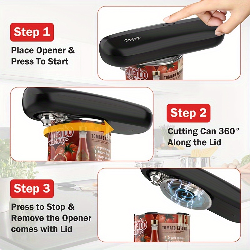 Electric Can Opener, Automatic Restaurant Can Openers For Seniors
