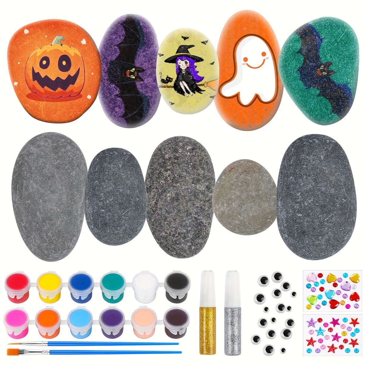 Rock Painting Kit For Kids - Arts And Crafts For Girls & Boys - Craft Kits  Art Set - Supplies For Painting Rocks - Best Tween Paint Gift Ideas For  Kids Activities - Temu Belgium