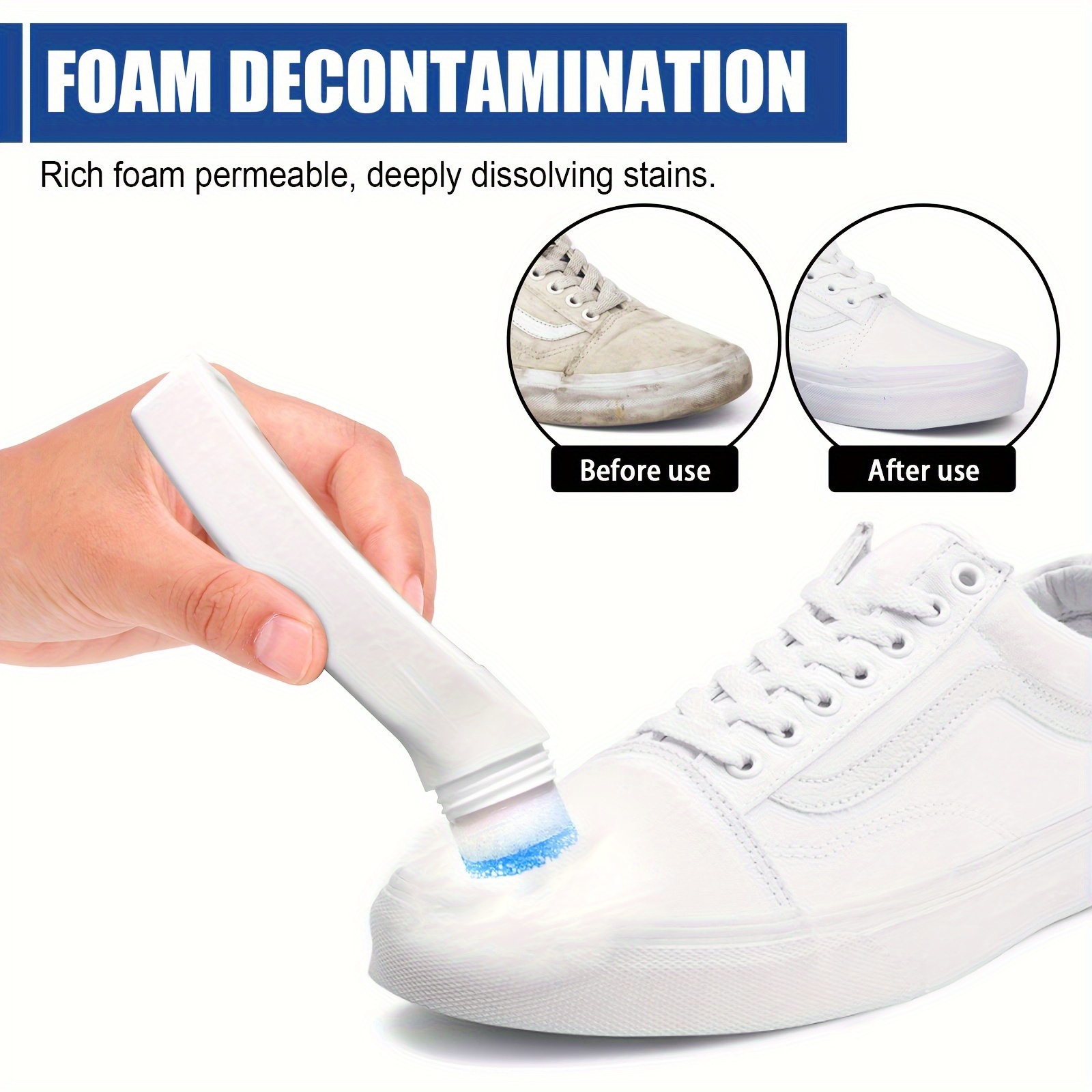 White Shoes Cleaning Whitening Agent Small White Shoe - Temu