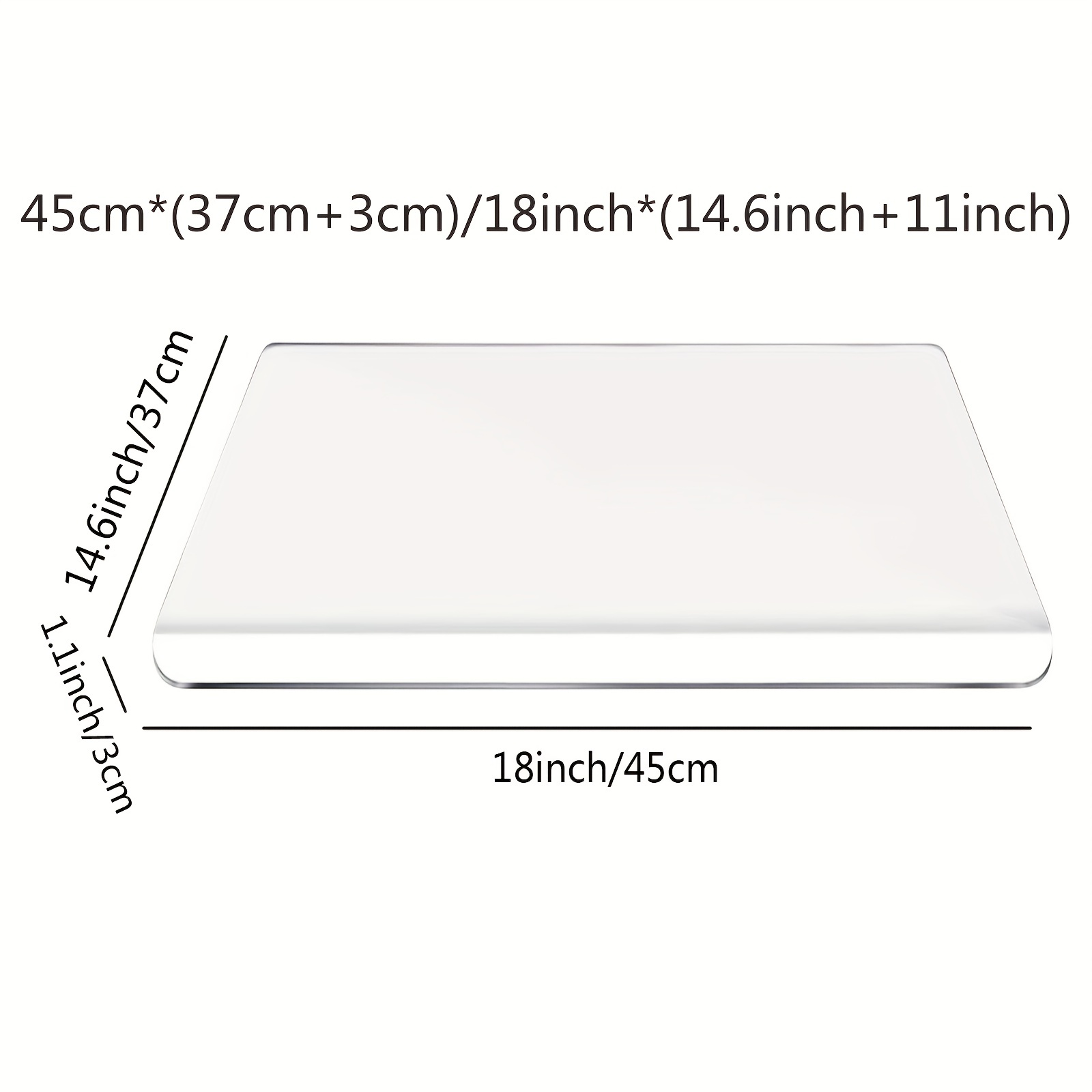 1pc Acrylic Cutting Boards For Kitchen Counter Clear Cutting - Temu