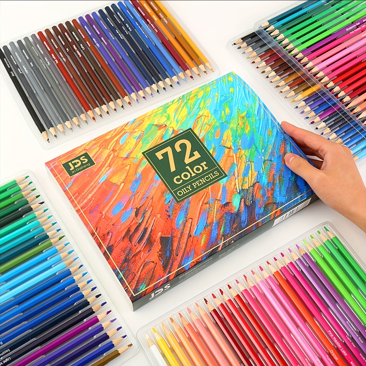 72-color Colored Pencils For Adults Coloring Books, Soft Core Color Pencils  Set For Adults, Beginners, Artist, Professional Drawing Pencils Art Supplies  For Blending, Sketching - Temu
