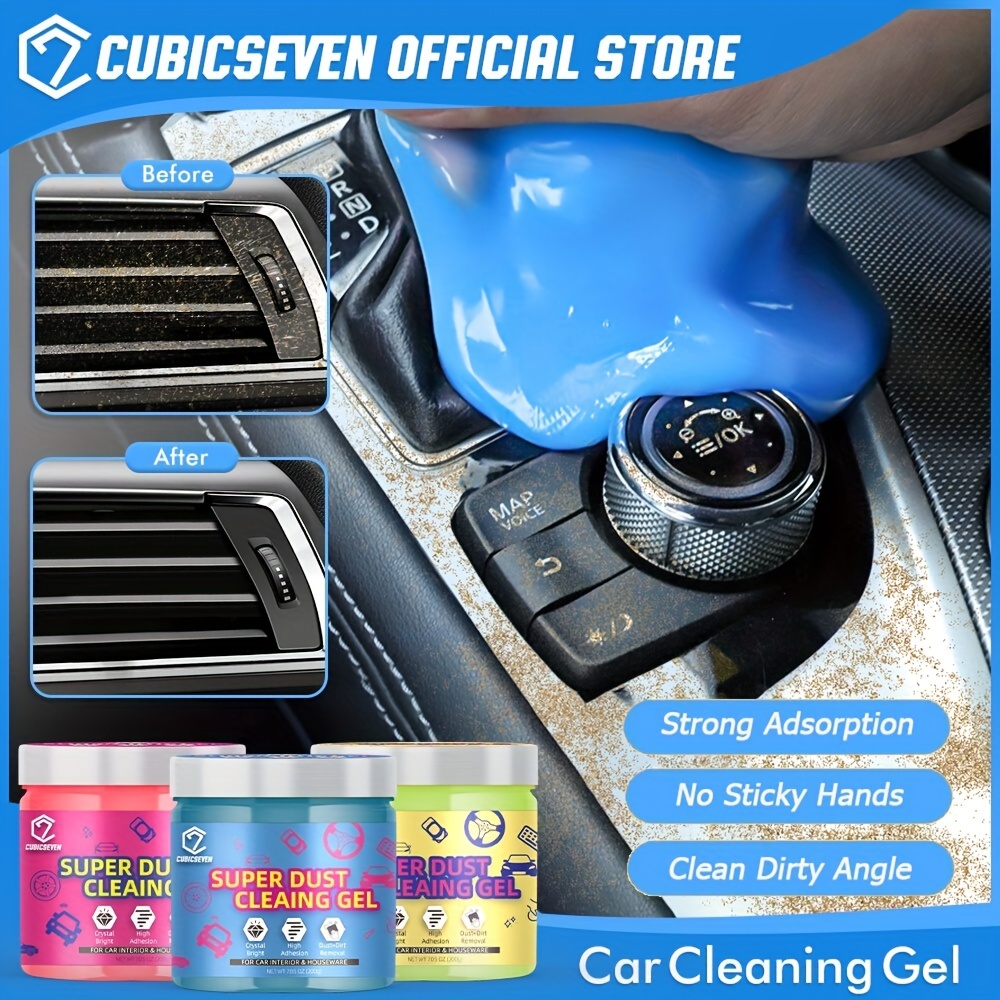 Car Cleaning Gel Reusable Keyboard Cleaner Gel Auto Air Vent