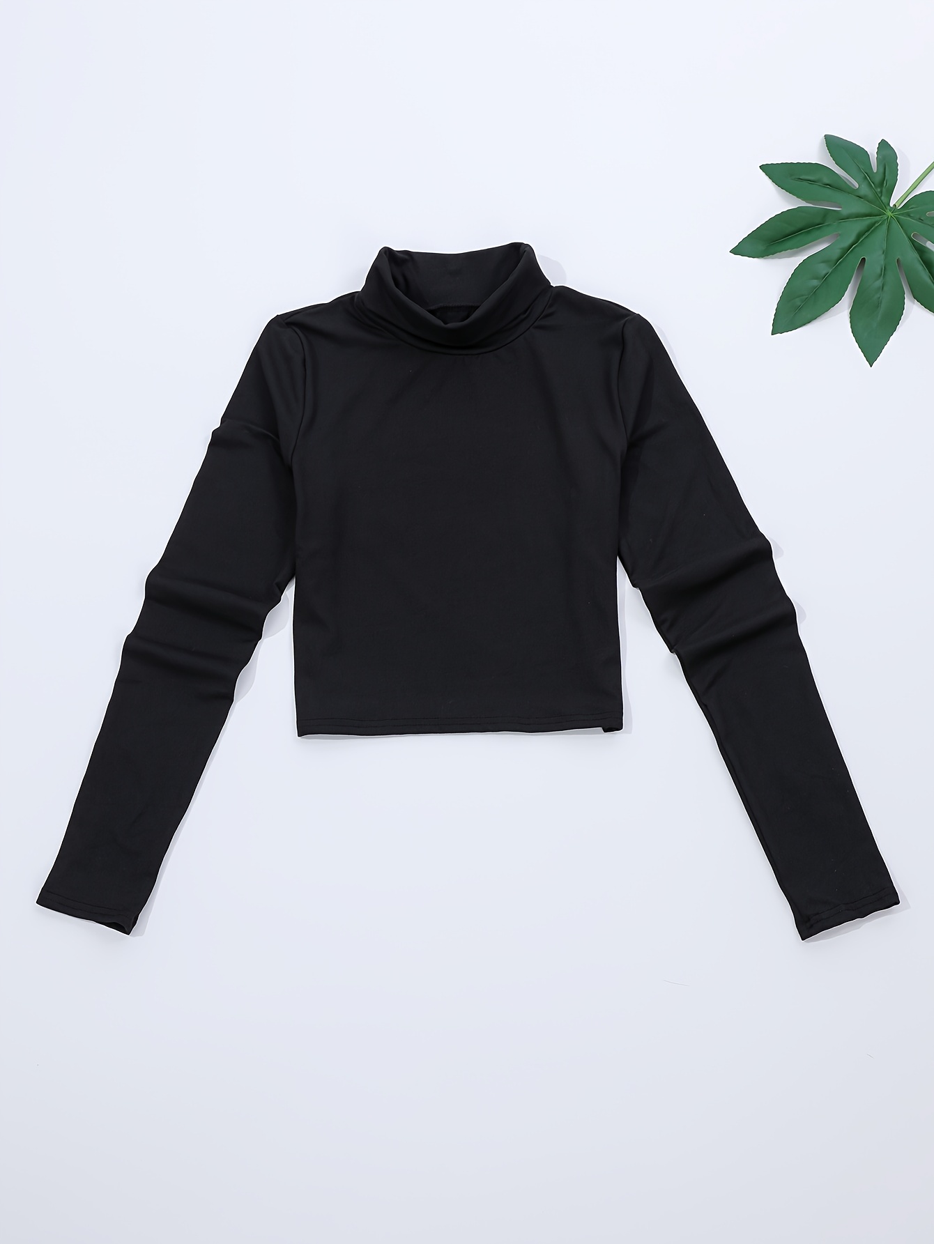 Turtleneck T shirts Casual Long Sleeve Top Spring Fall - Temu