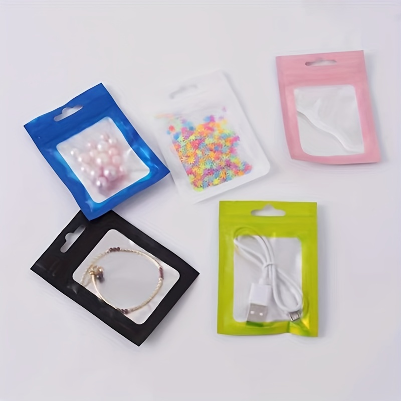 Pvc Self Sealing Plastic Jewelry Zip Lock Bags Reclosable - Temu
