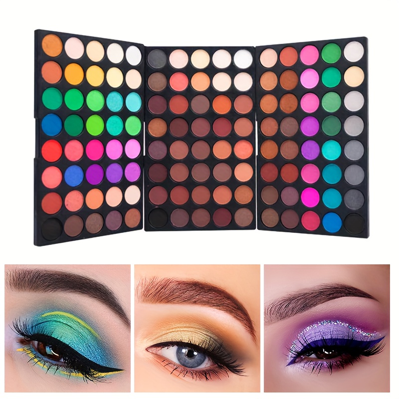 evpct 71 Color Rainbow Matte and Shimmer Eyeshadow Palette Makeup Pal