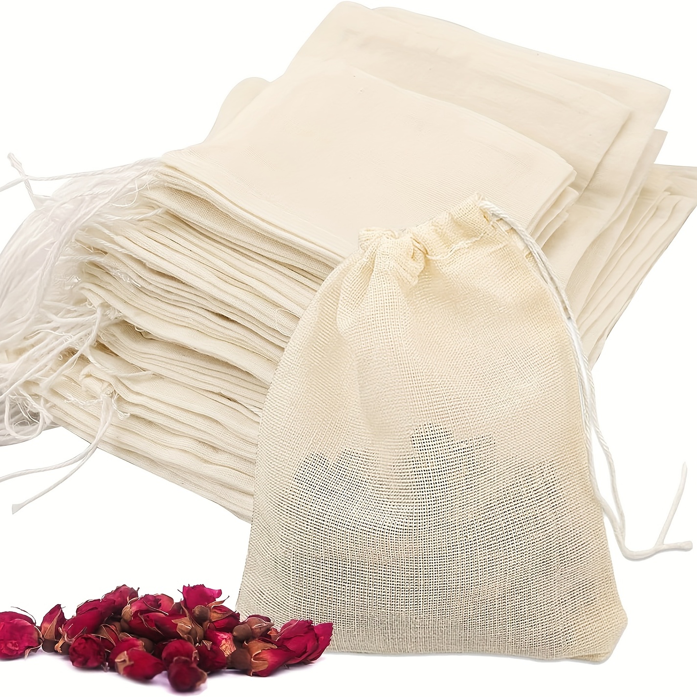 How to make tea bags from coffee filters or cheesecloth