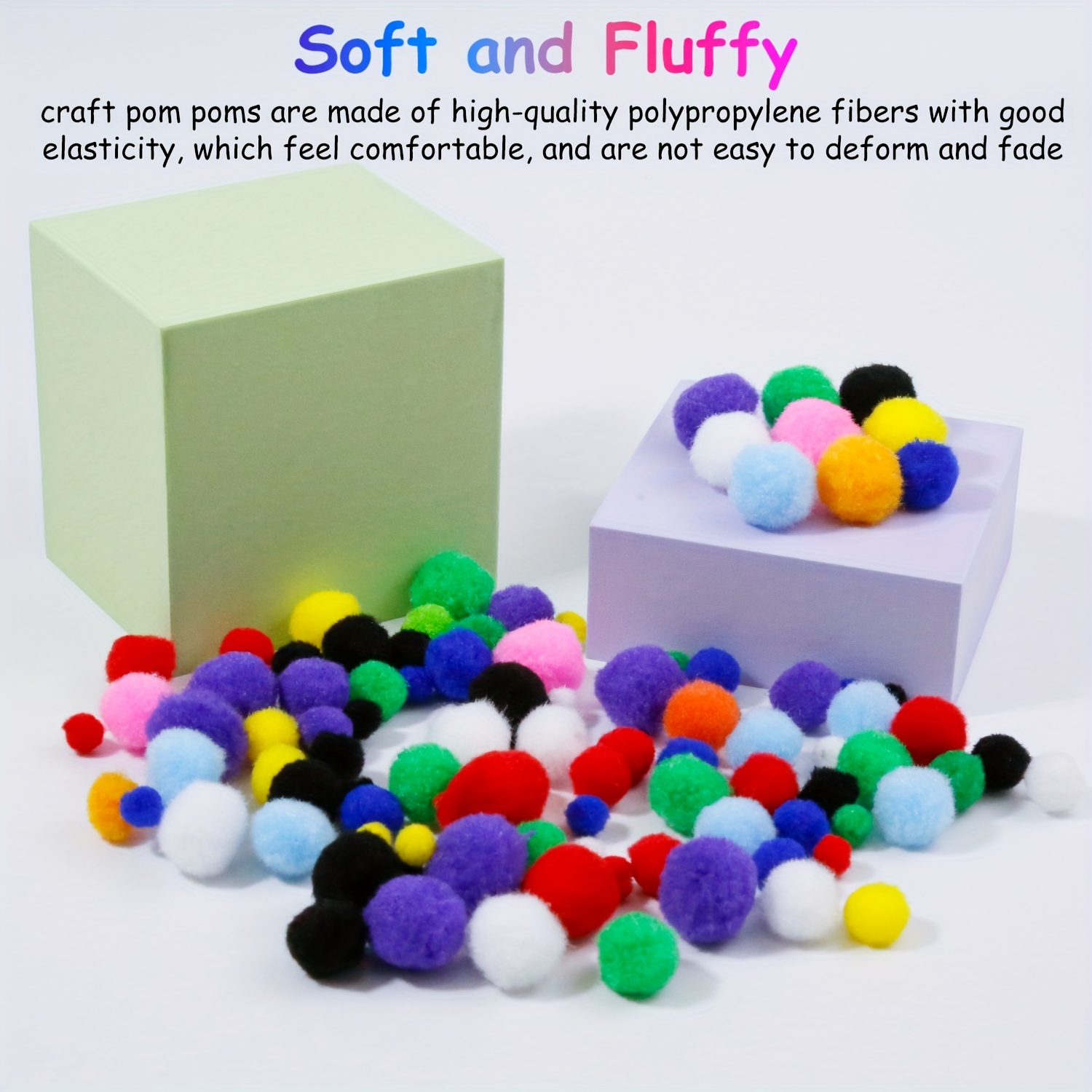 Soft Fluffy Pom Ball Crafts, Arts Crafts Pom Poms