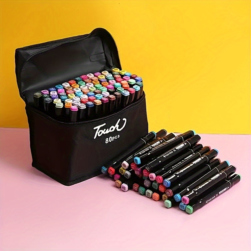 Set of double-sided markers 80 pcs.