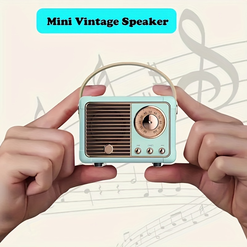 DOSS Cute Bluetooth Speaker, Candy Mini Bluetooth Speaker with Mighty  Sound, Retro Stylish Design, Adorable Speaker for Home, Room, Desk  Decoration