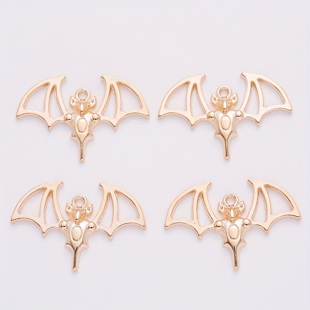 Vintage Bat Pendant Halloween Alloy Enamel Bat Charms Bulk - Temu