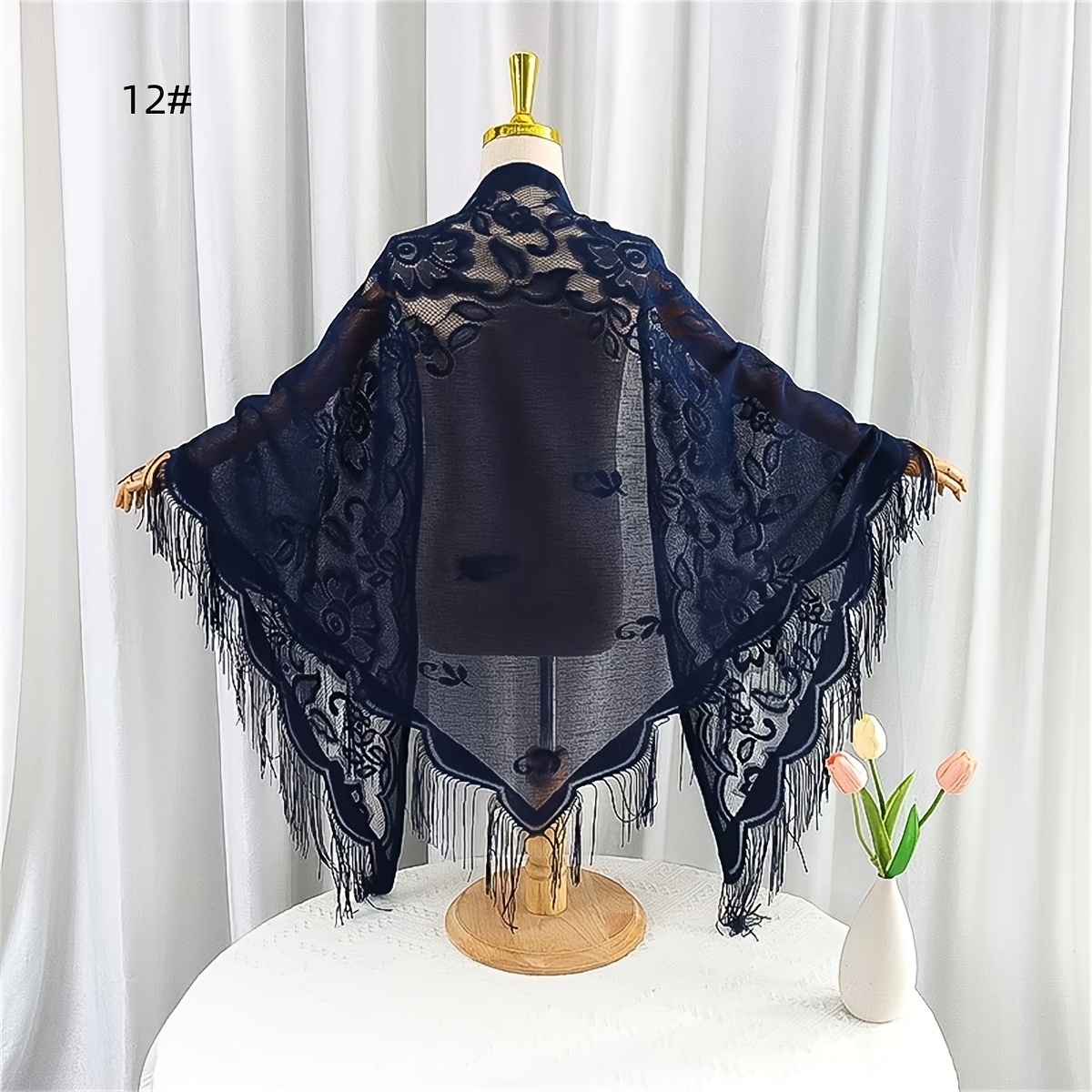 Blue Lace Shawl