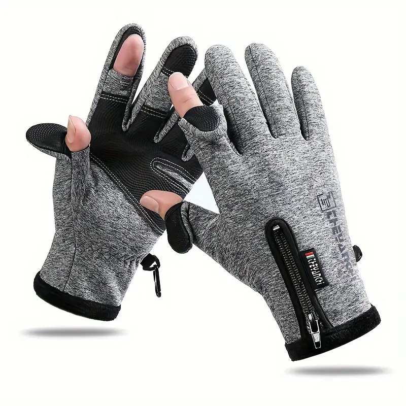 Waterproof Warm Fishing Gloves Non slip Windproof Gloves - Temu
