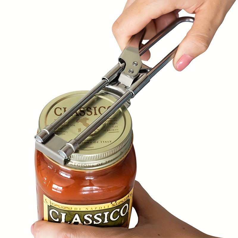 Stainless Steel Jar Opener, Easy to Twist, Fits Most Jars, for
