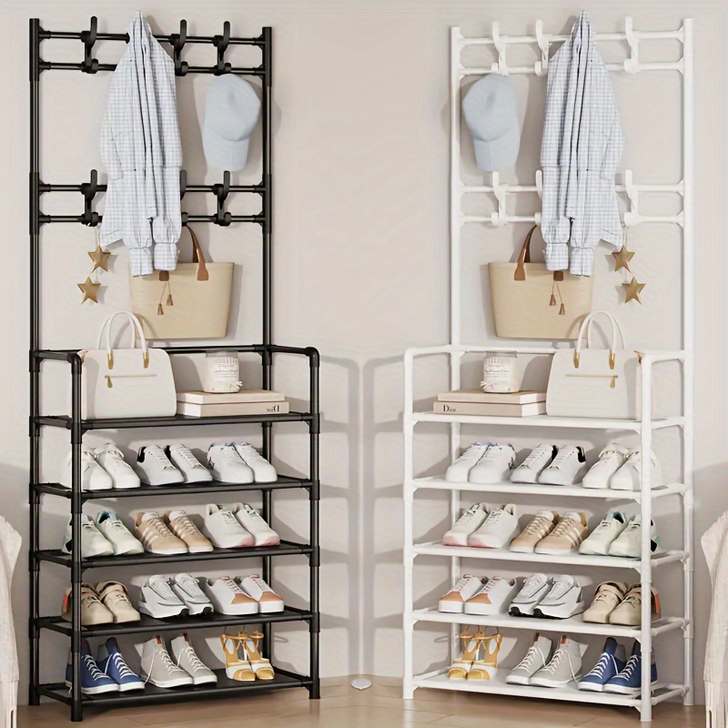Zapatero vertical de varios pisos, organizador de zapatos de PP de alta  calidad, ahorro de espacio, estante de combinación simple, estante de porche
