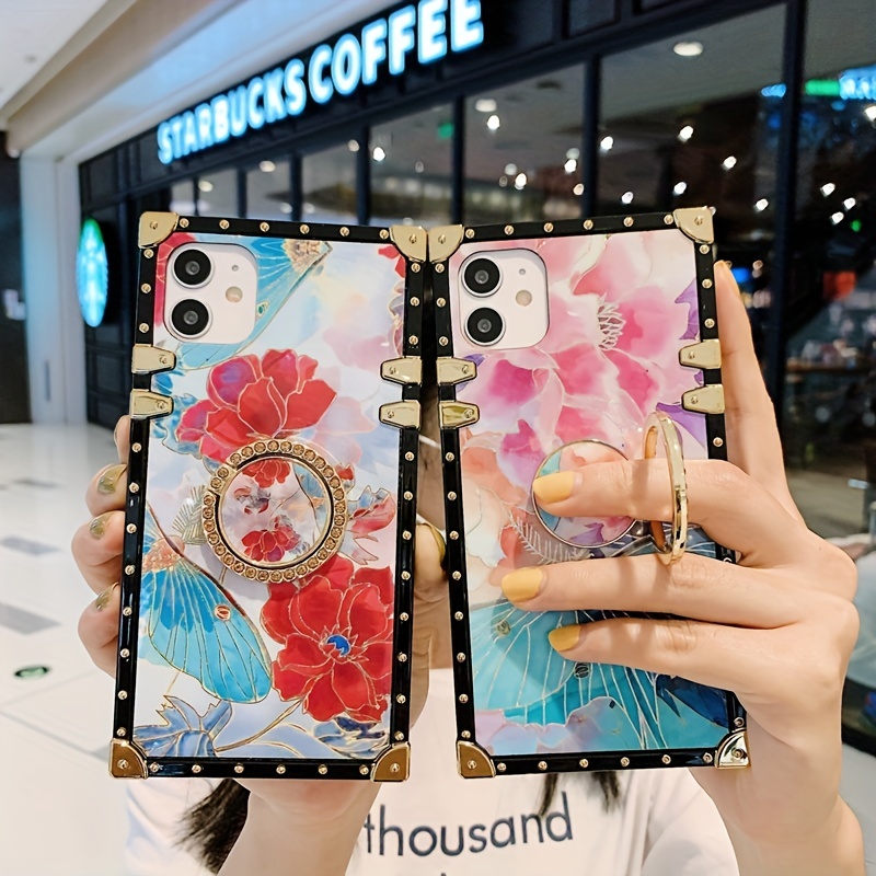 Designer Square Case Compatible with iPhone 11 Pro Max for Women