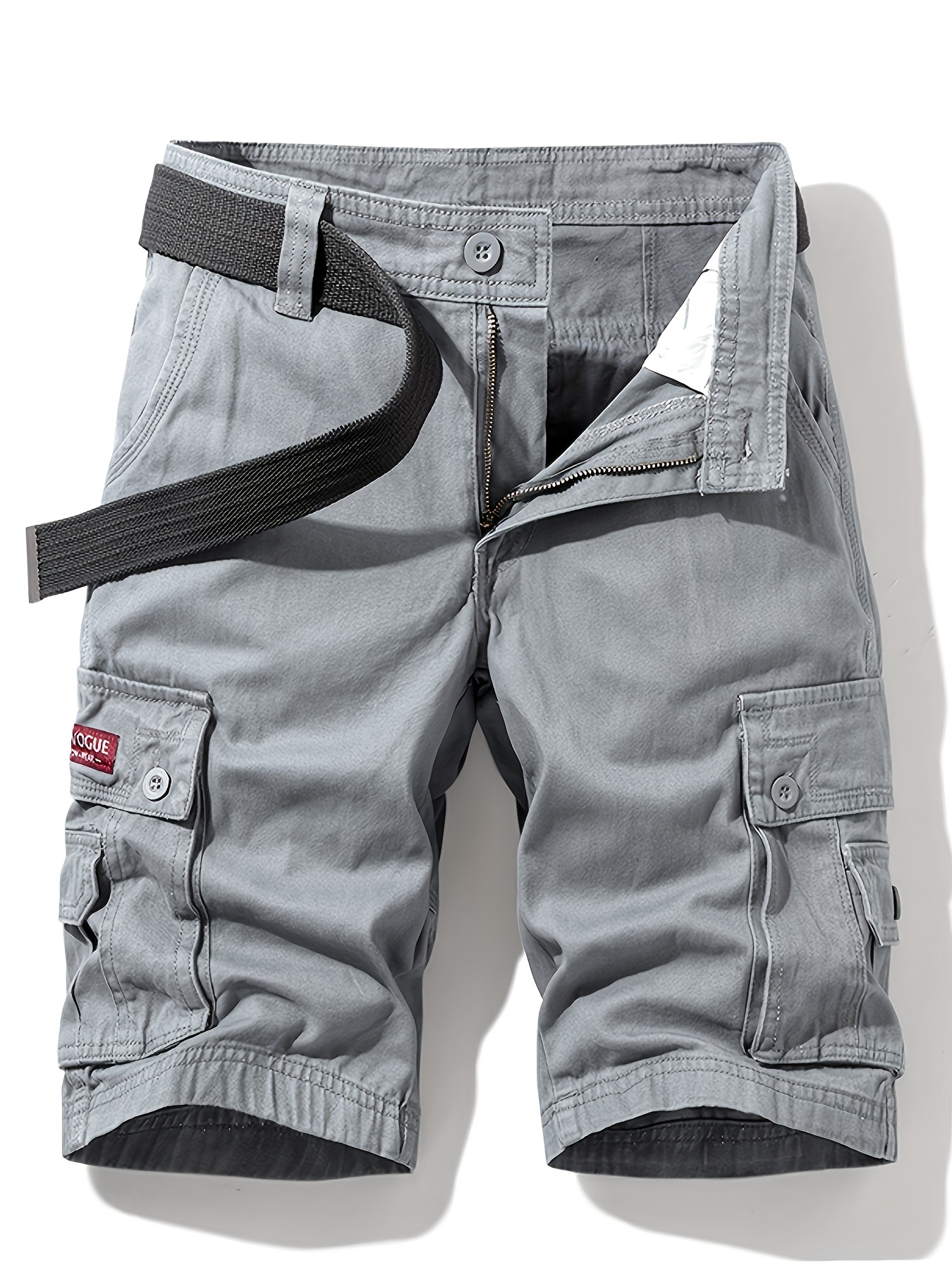 Pantalones Cortos Tipo Cargo Cordón En Cintura Múltiples - Temu Spain