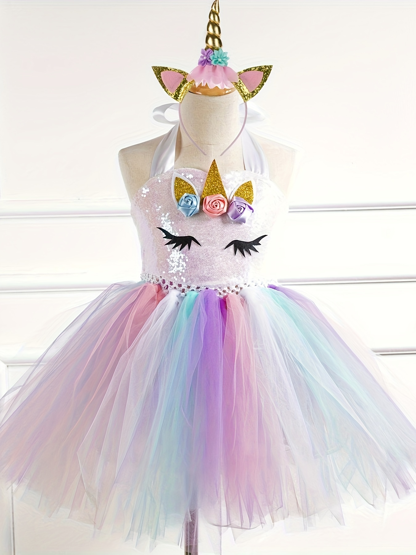 Disfraz princesa unicornio para niña