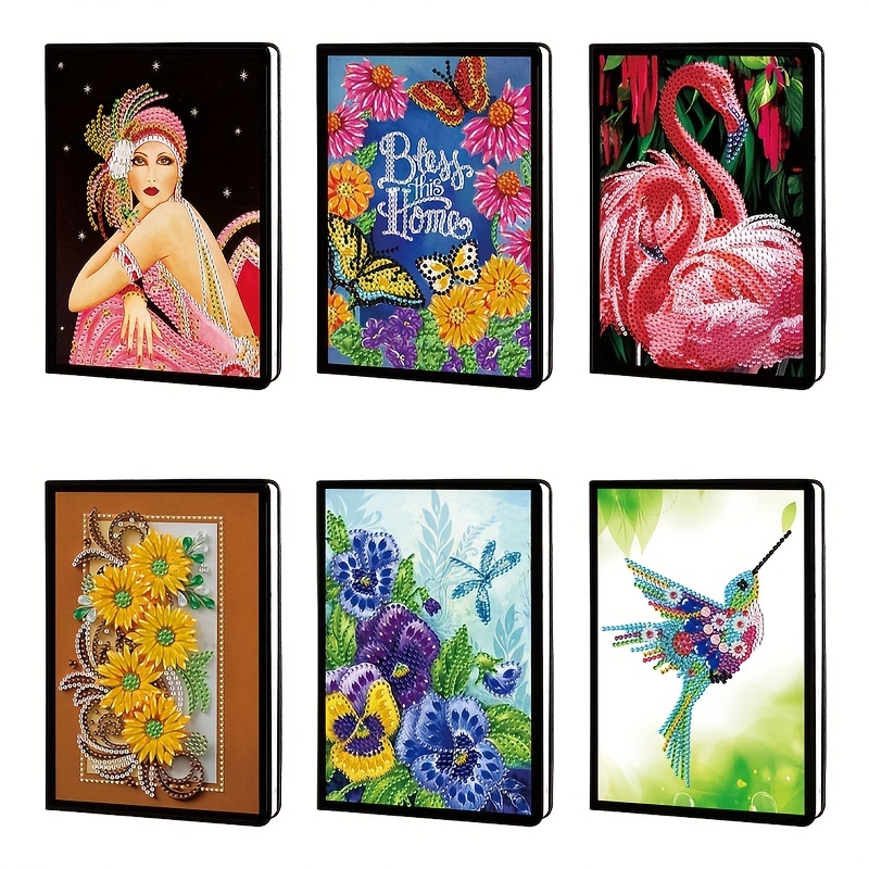 DIY Diamond Painting Notebook Blank No Line Resin Graffiti Drawing Book for  Gift