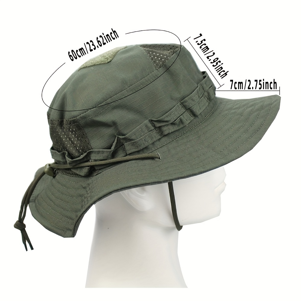 Temu Camouflage Boonie Hat, Balaclava Hat Set, Men's Sun Visor Hat, Military Tactical Fisherman Hat, Thickened Breathable Foldable Soft Hat, Outdoor