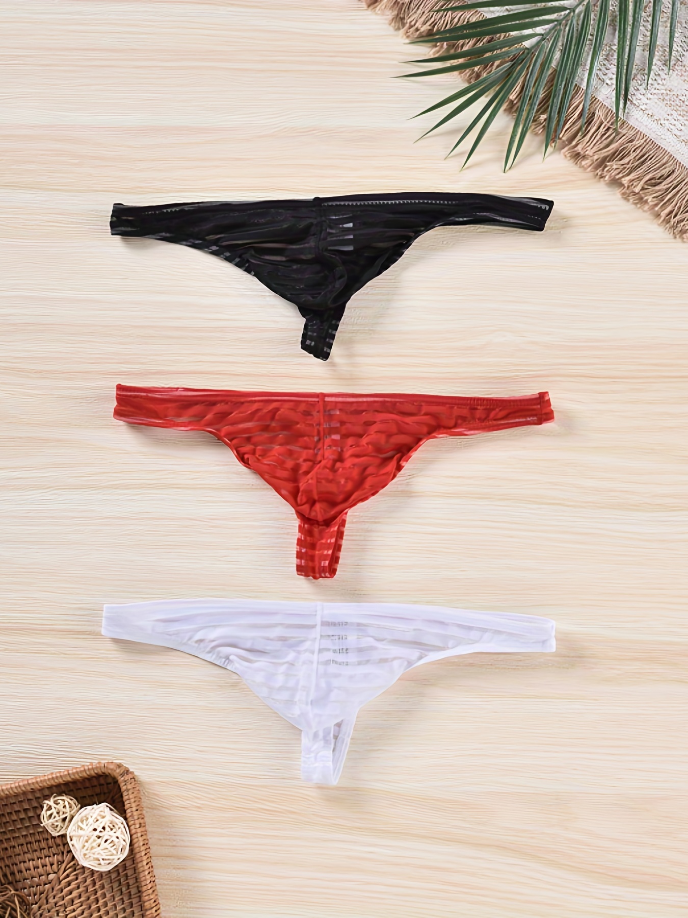 Men's Sexy Thongs Bikini Brief Underwear Jockstrap Men's G - Temu