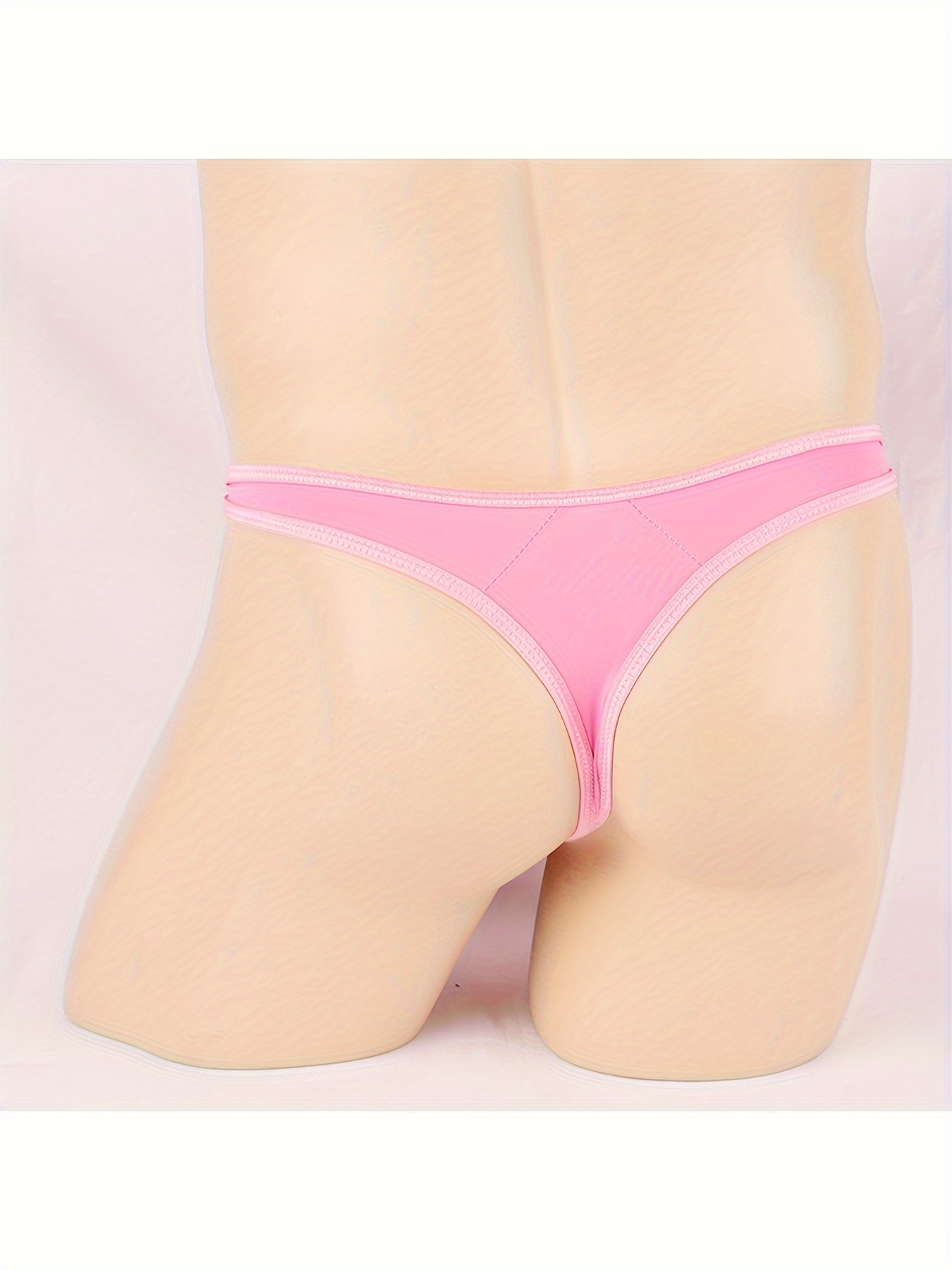 Transparent Panties Underwear Silk Briefs T back Sexy G-string Lingerie  Thongs 