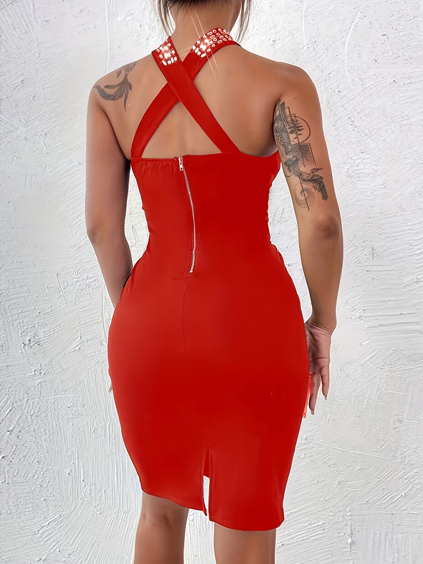 Keyhole Bandage Dress