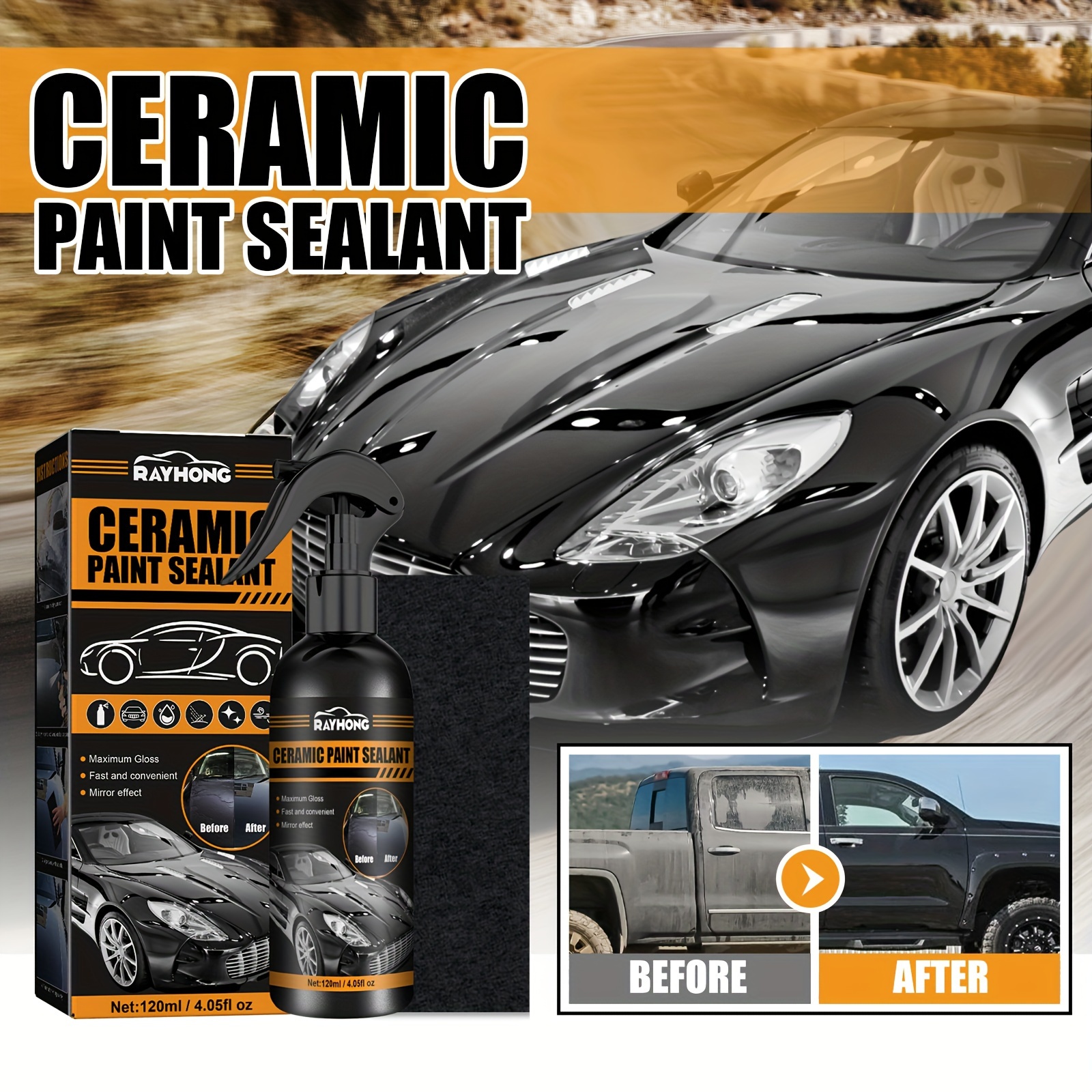 Ceramic Paint Sealant Car Maintenance Beauty Cleaning