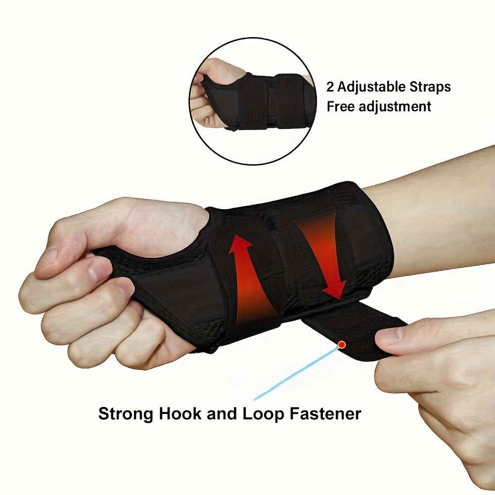 Wrist Brace For Carpal Tunnel Night Wrist Sleep Support Adjustable Wrist  Support Splint For Tendonitis, Arthritis