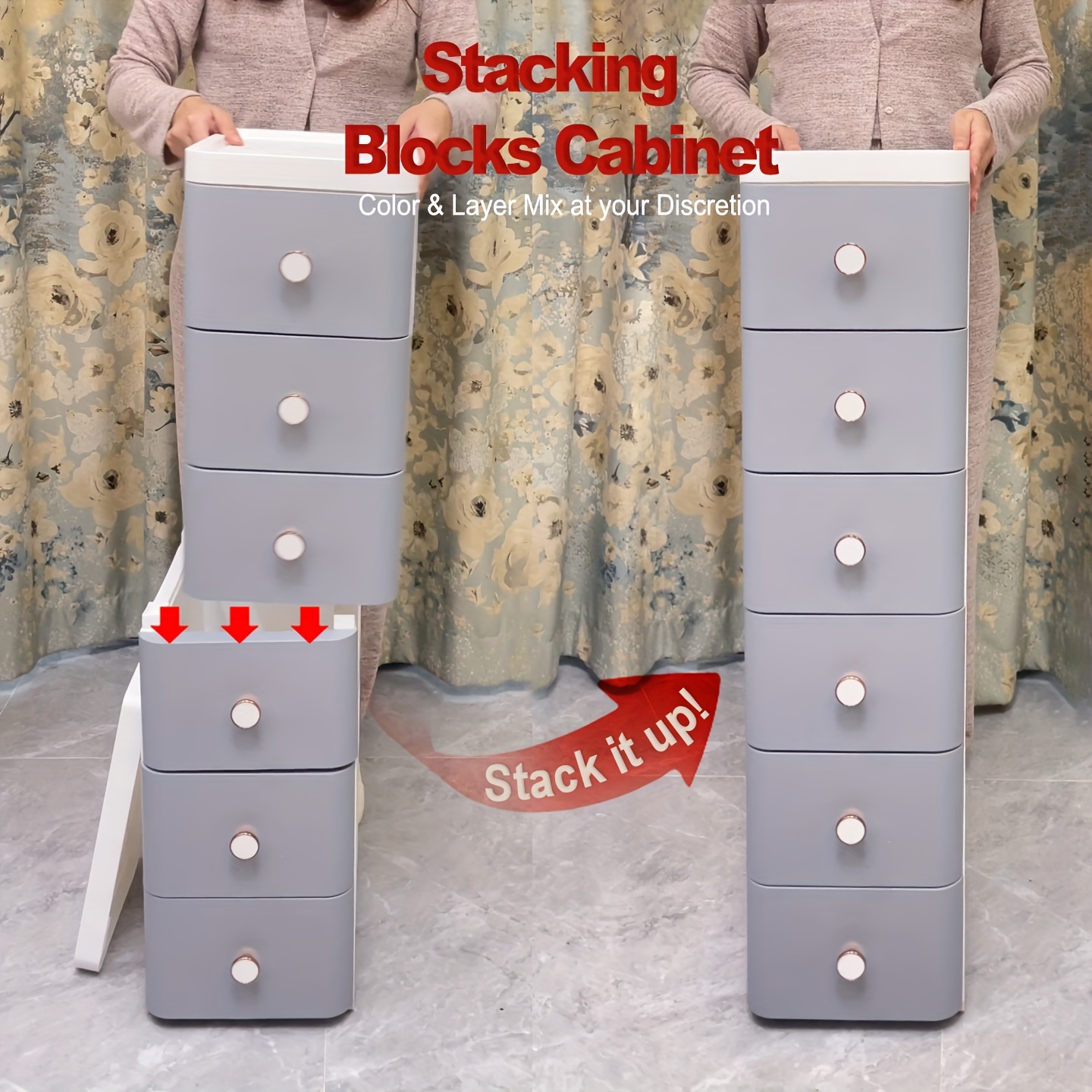 Stacking Diy Cabinet corner Storage Drawer Cabinet slim - Temu