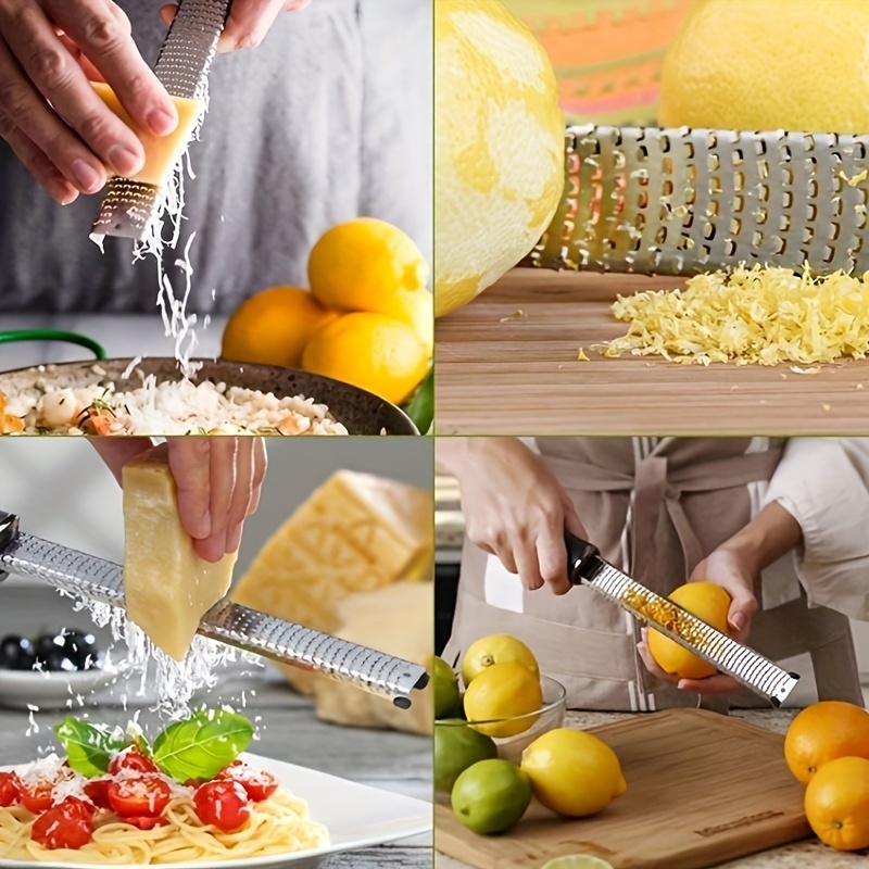 Lemon Zester Stainless Steel Kitchen Cheese Grater Plastic - Temu