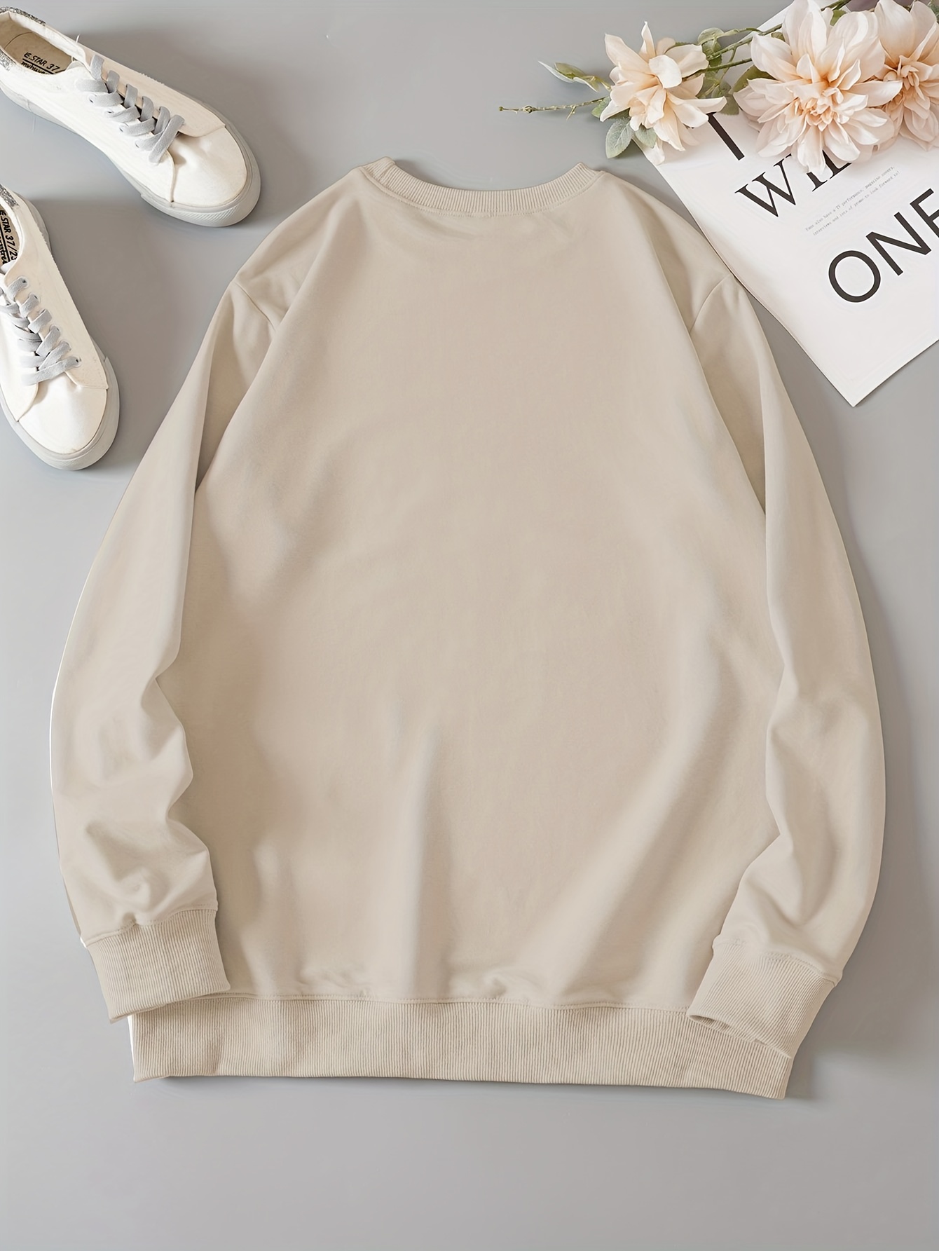 Slogan best sale crewneck sweatshirt