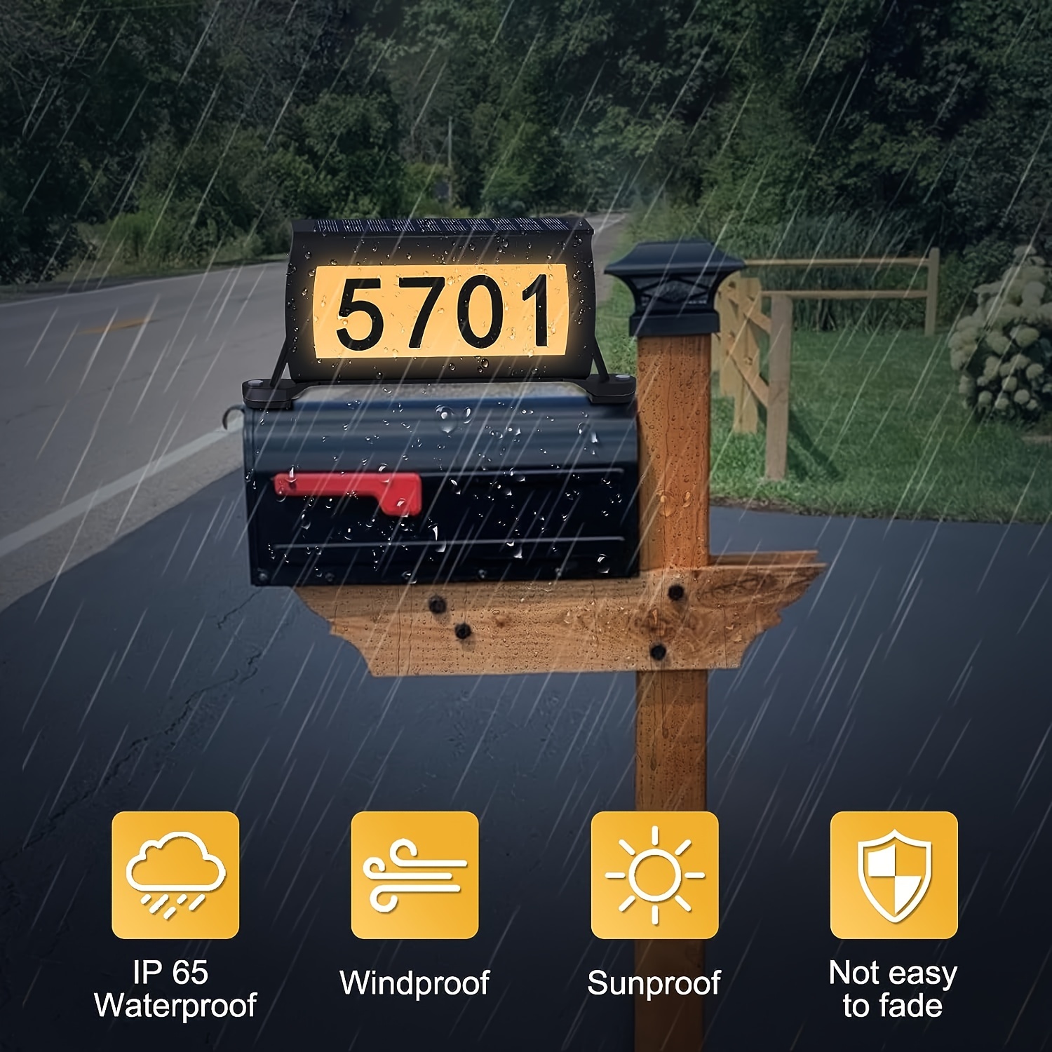 Personalize Your Home With Waterproof Mailbox Numbers - Temu