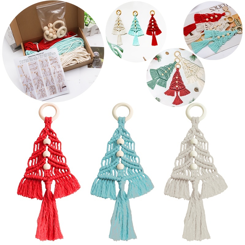 Handmade Cotton Rope Woven Christmas Tree Material Package - Temu