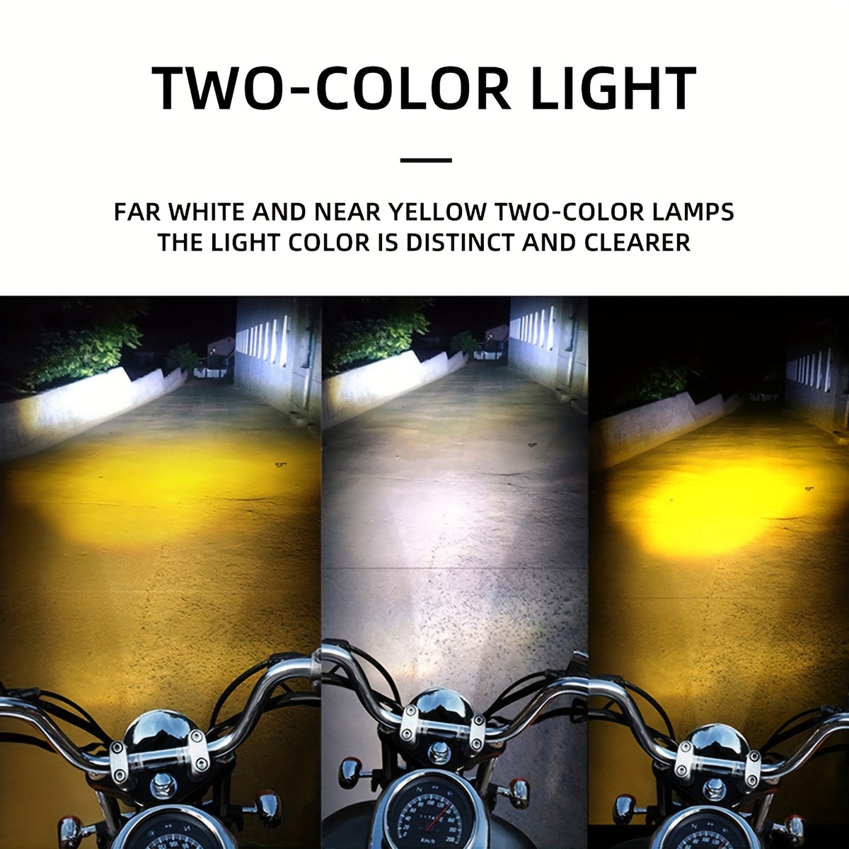 Motorcycle Led Headlights Work Light Bar Super Bright - Temu