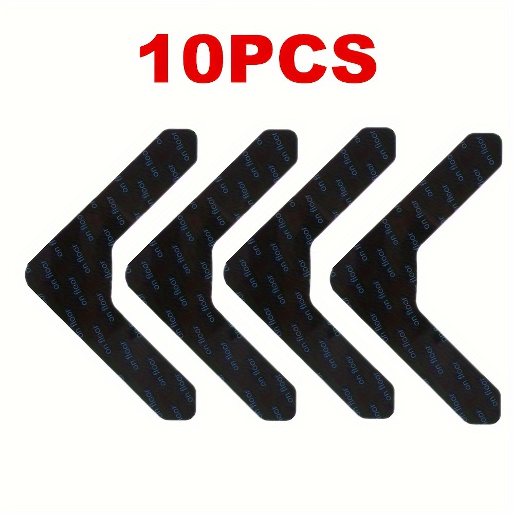 4/10/20pcs Non-slip Washable Rug Stickers, Hardwood Corner Carpet, Prevent Rugs From Moving And Rolling Edges, Carpet Sticker Cut And To Occasions