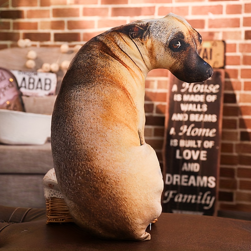 68in 3d Simulated Dog Plush Toy Dog Doll
