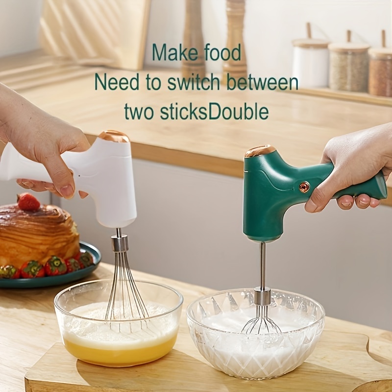 1pc, Wireless Portable Electric Food Mixer Automatic Whisk Dough