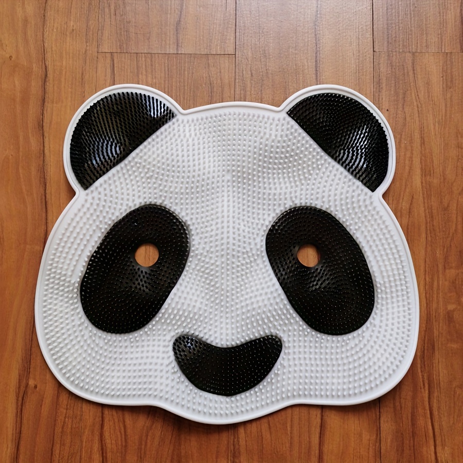 1pc Coussin De Dos En Silicone Panda Mignon Outil De Bain - Temu