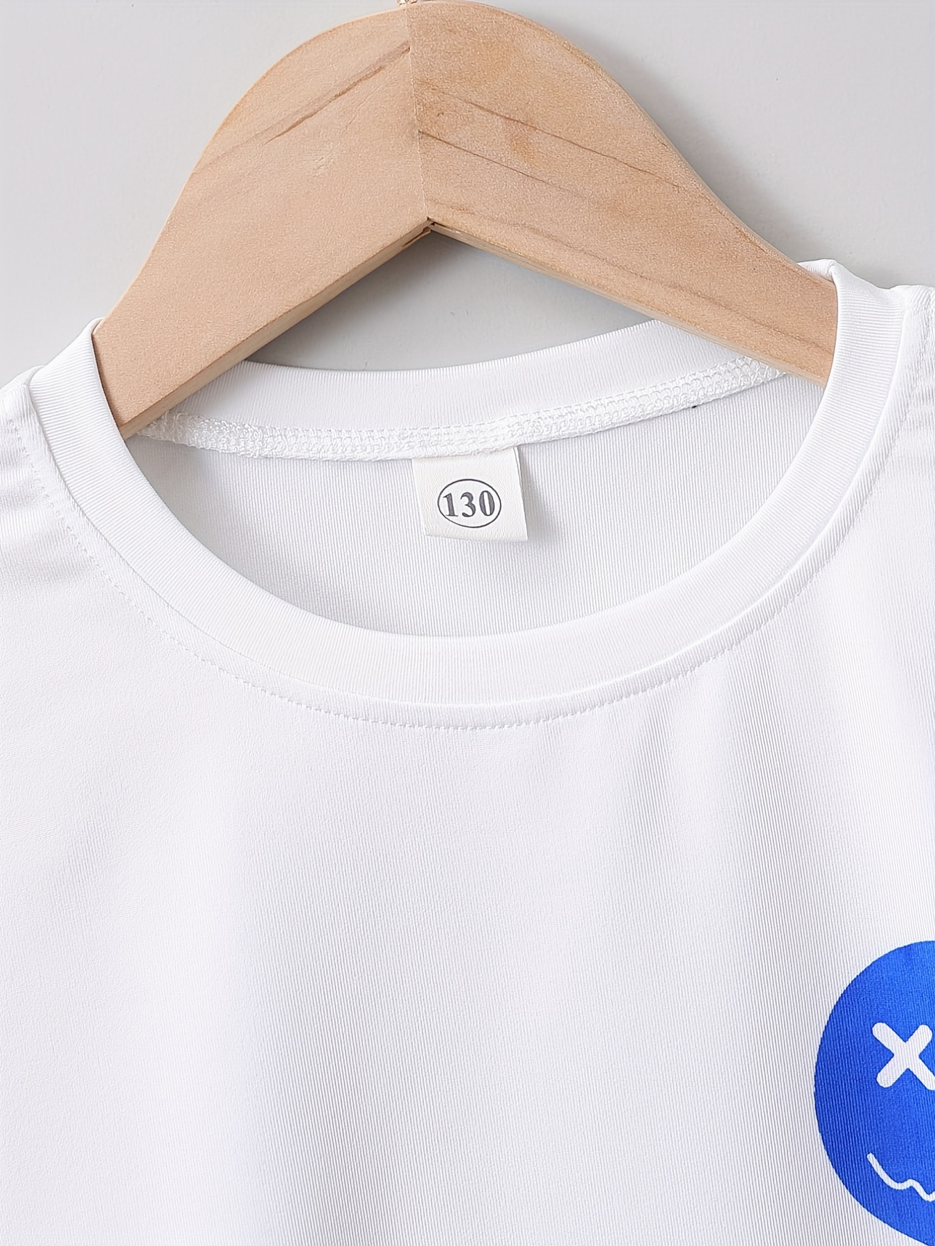 Boys Logo Print Crew-Neck T-Shirt